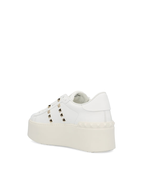 Valentino White Low Top Sneakers