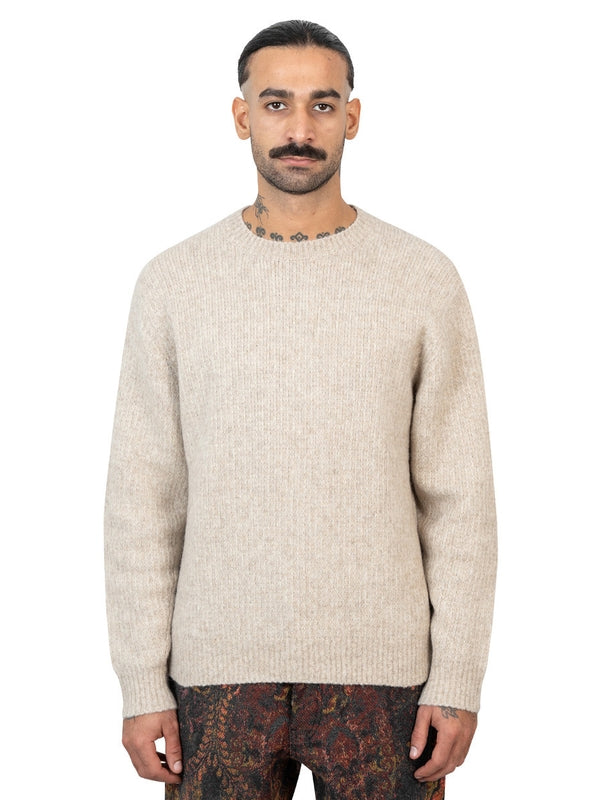 Beige Cotton Alpaca Knit