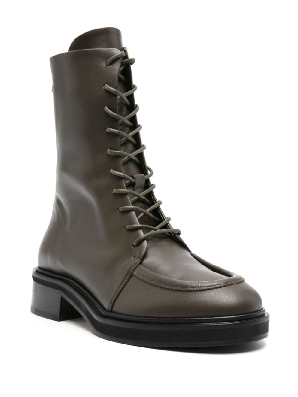 Max Calfskin Lace-up Boots