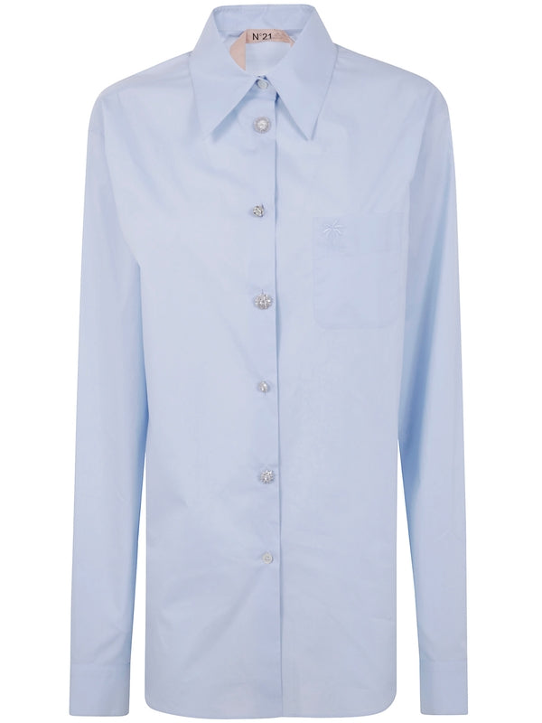 Numero Ventuno Blue Shirt & Blouse