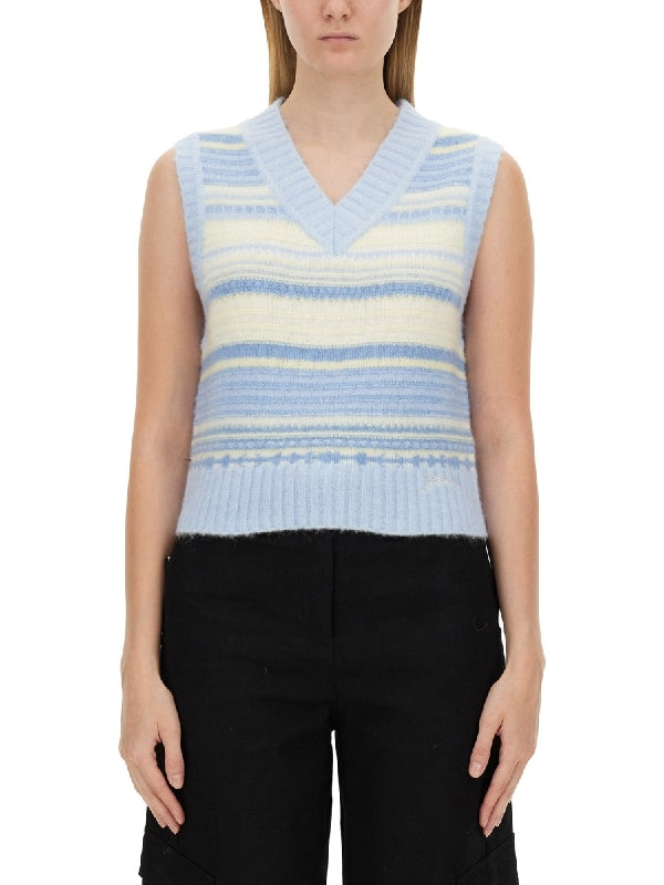 V-NECK VEST Knitted