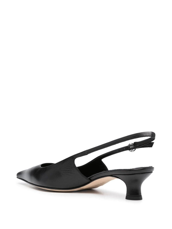 Ady Black Slingback Heels