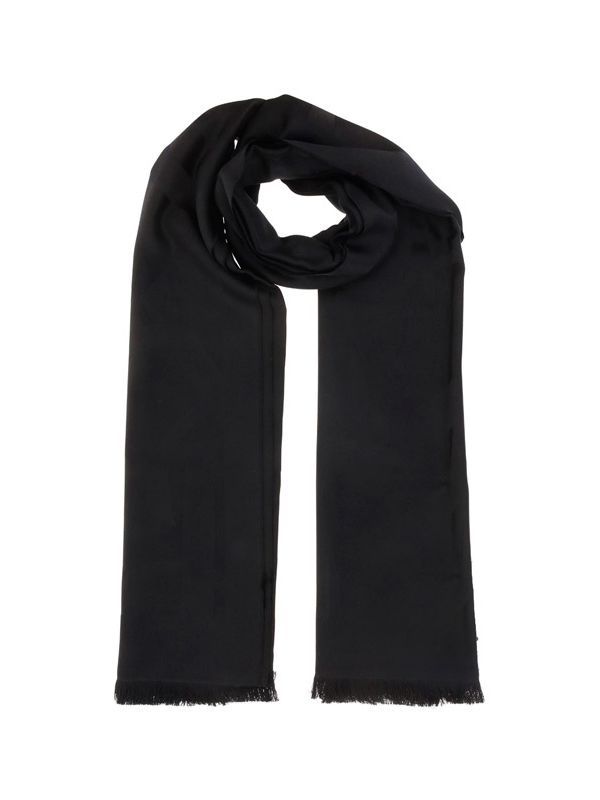 Black Wool Scarf