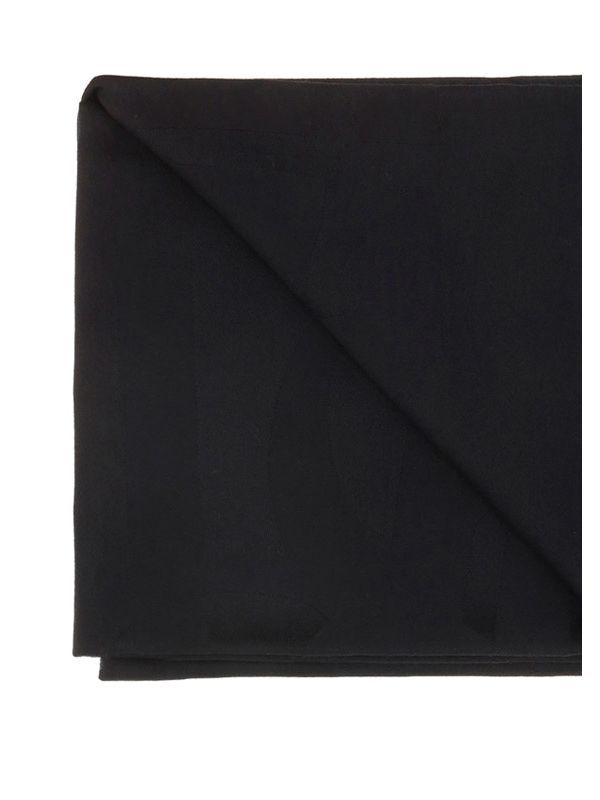 Black Wool Scarf