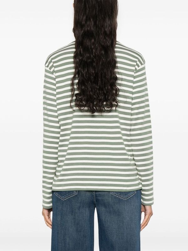 Stripe Long
  Sleeve Top