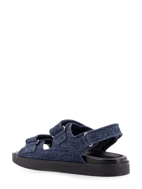 4g Detail Strap Denim Sandal