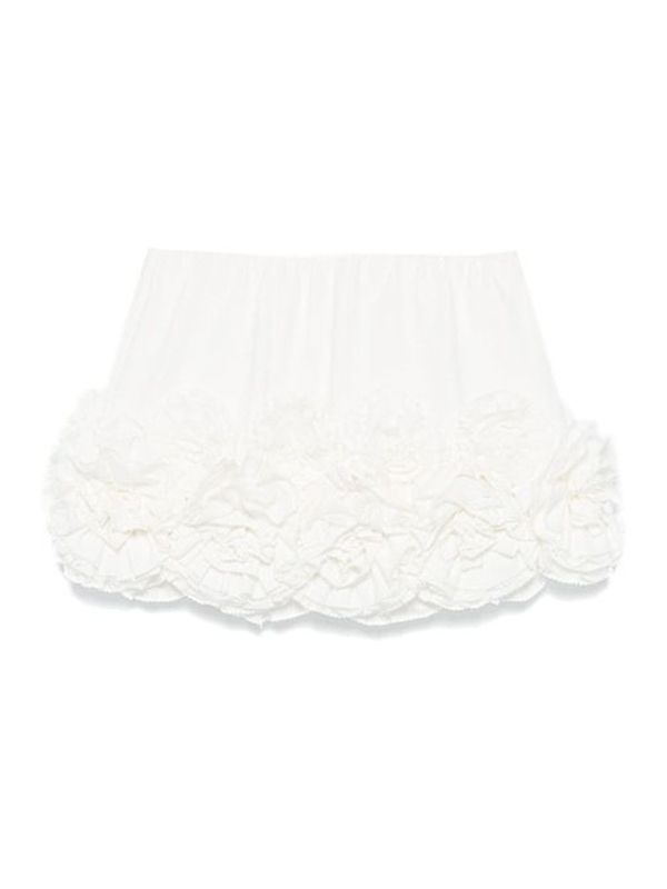 Flower Decor Mini Skirt