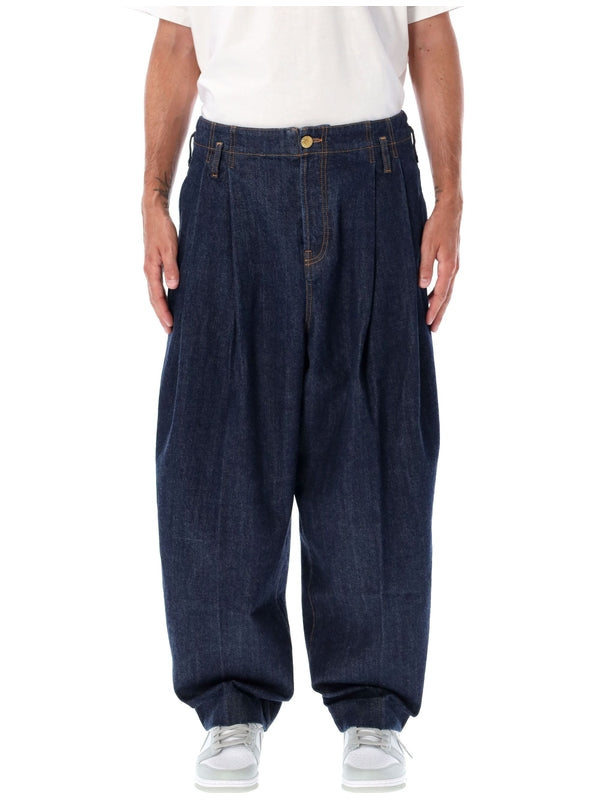 KENZO - Scheel Bot Wide Denim Pants - Jente