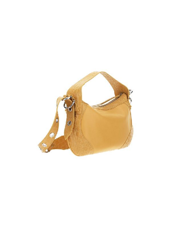 Yana Leather Suede Mix
  Shoulder Bag