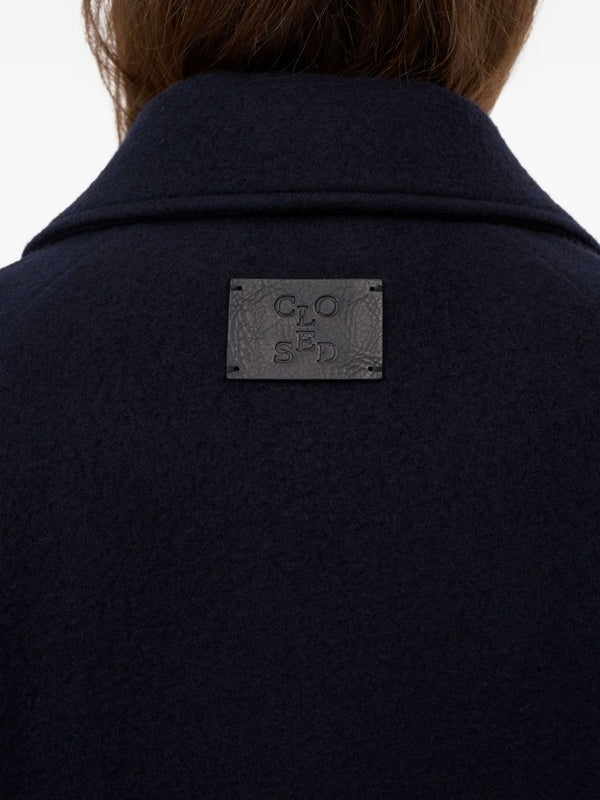 Closed Navy Coat