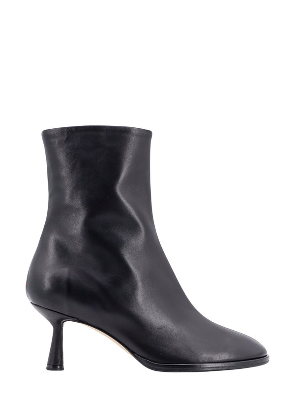 Dorothy Leather Ankle Boots Heel