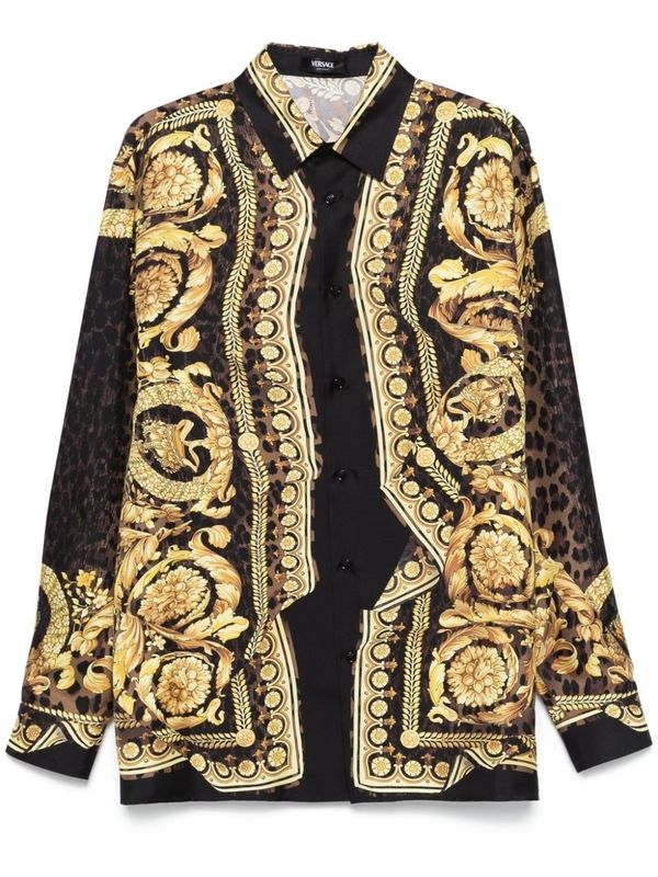 Wild Barocco Silk Shirt