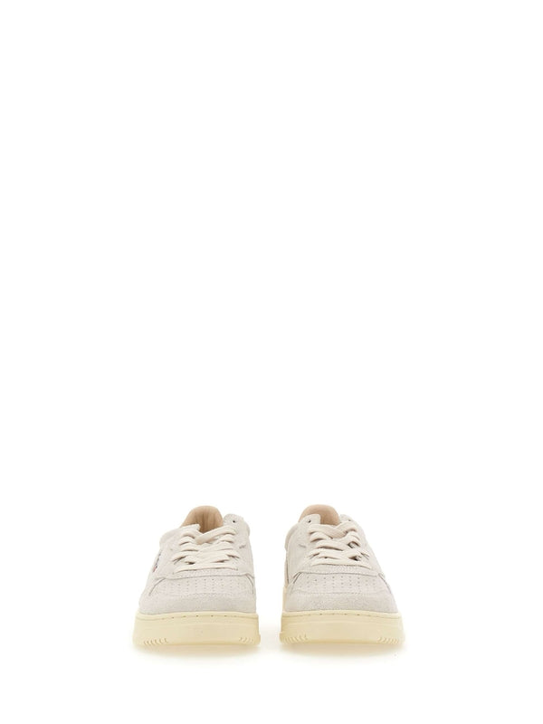 Autry Beige Low Top Sneakers