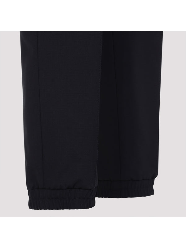Jogger Detail Wool Pants