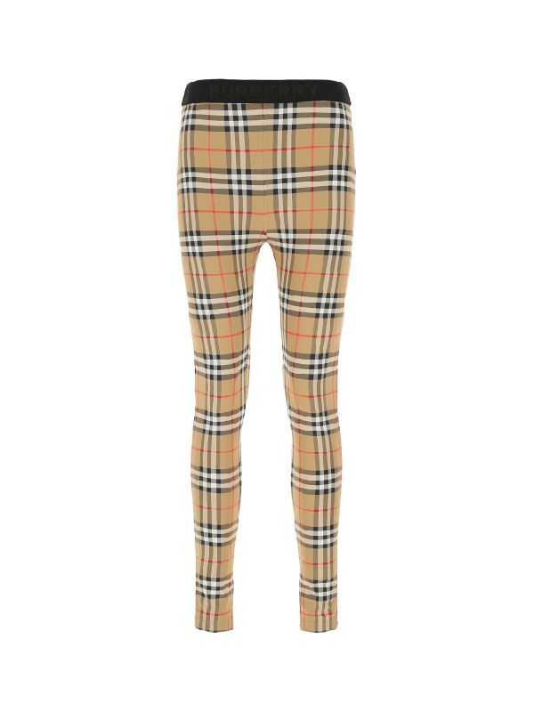 Vintage Check Jersey Leggings