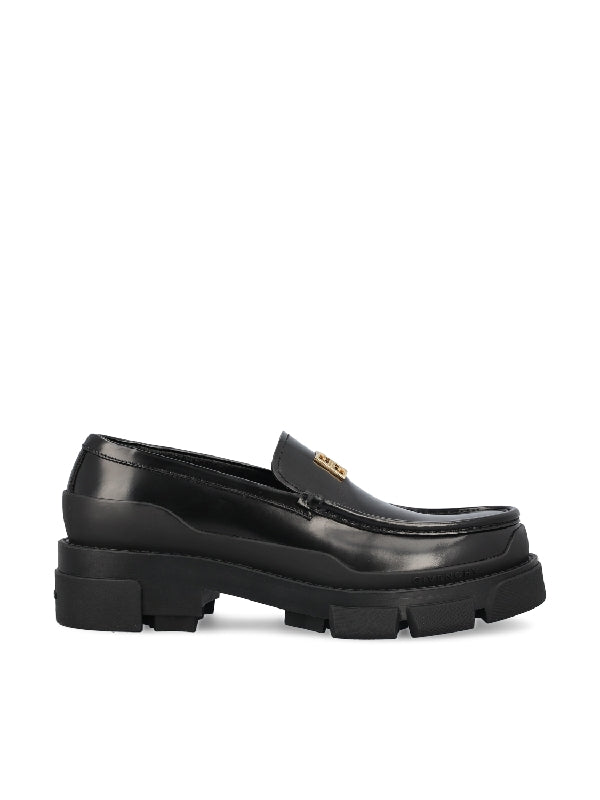 Terra Chunky Sole Leather Loafers