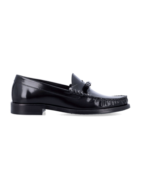 Bow Detail Leather Loafers