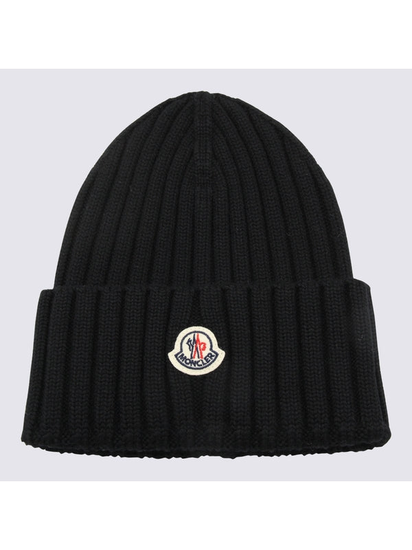 Moncler Black Beanies
