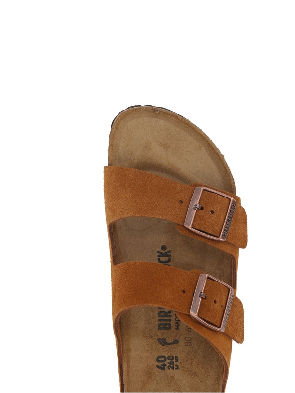 Arizona Buckle Suede Sandals