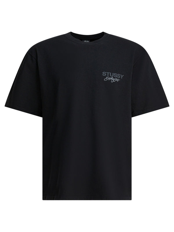 Stussy Black Half Sleeve
