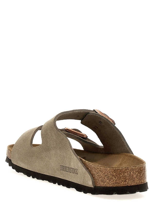 Arizona Double
  Buckle Suede Sandals