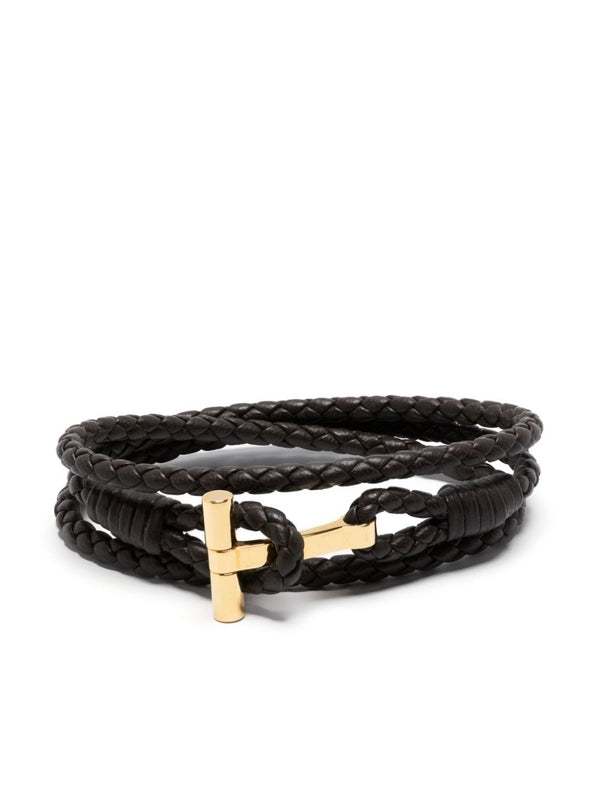 Logo Detail Calfskin Bracelet