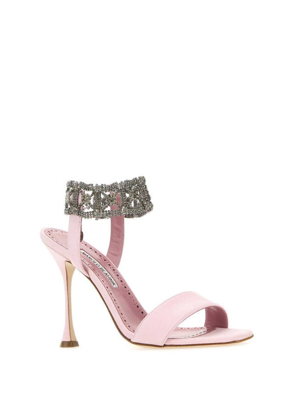 Ankle Decor Sandal Heels