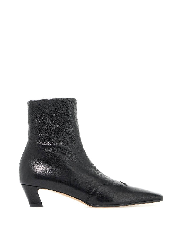 Nevada Square-toe Leather Boots - Jente