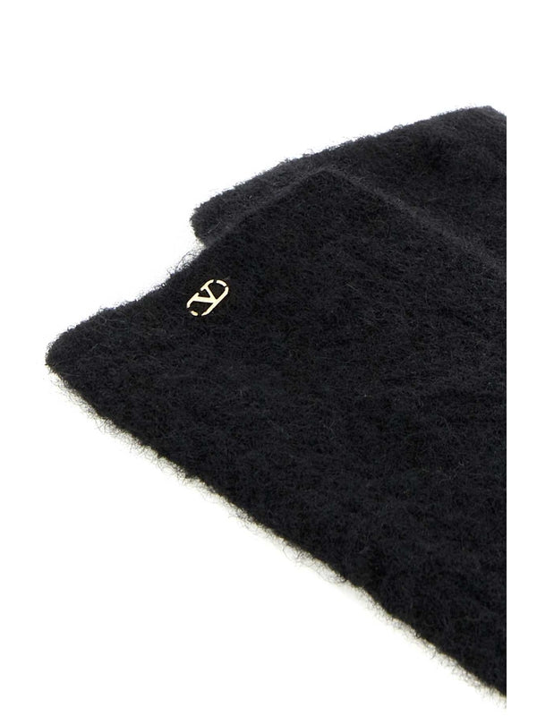 V Logo Mohair Wool Socks