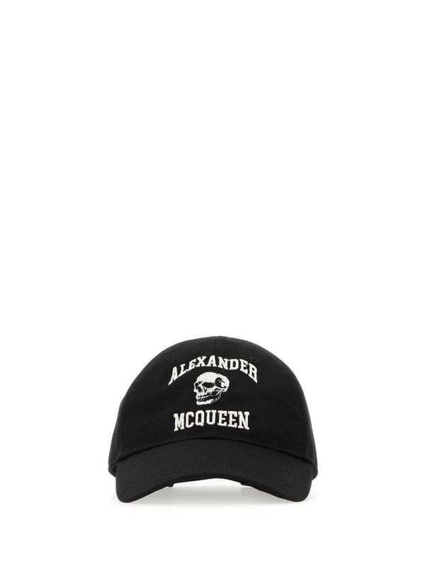Alexander Mcqueen Black Cap