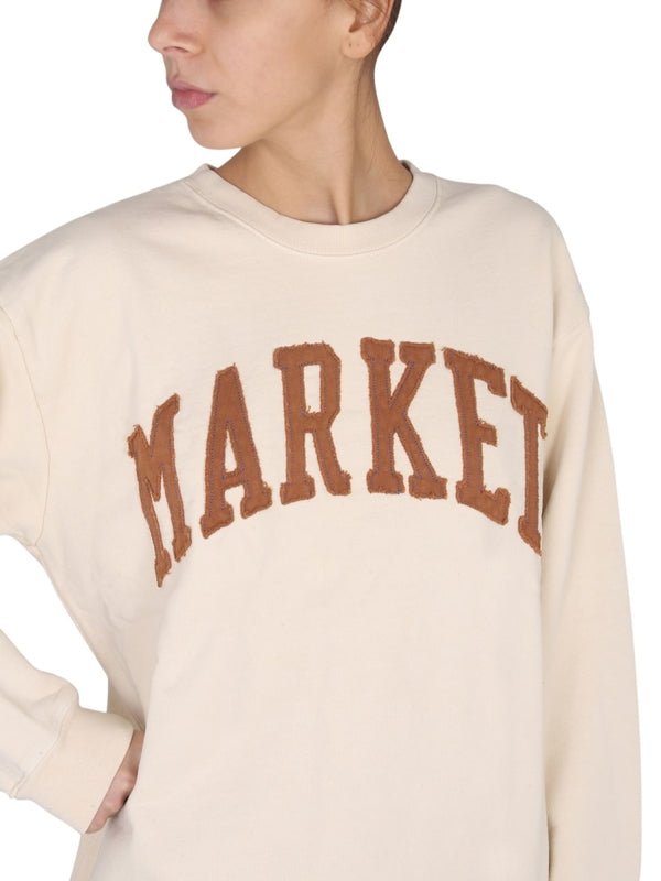 Logo Detail Cotton Sweatshirt