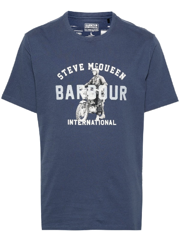 Steve Mcqueen Logo Printing
  T-shirt