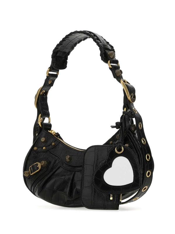 Balenciaga Le Cargol Xs Black Crossbody & Shoulder Bags