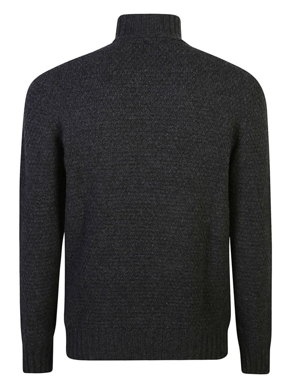 Black Cable Wool Knit