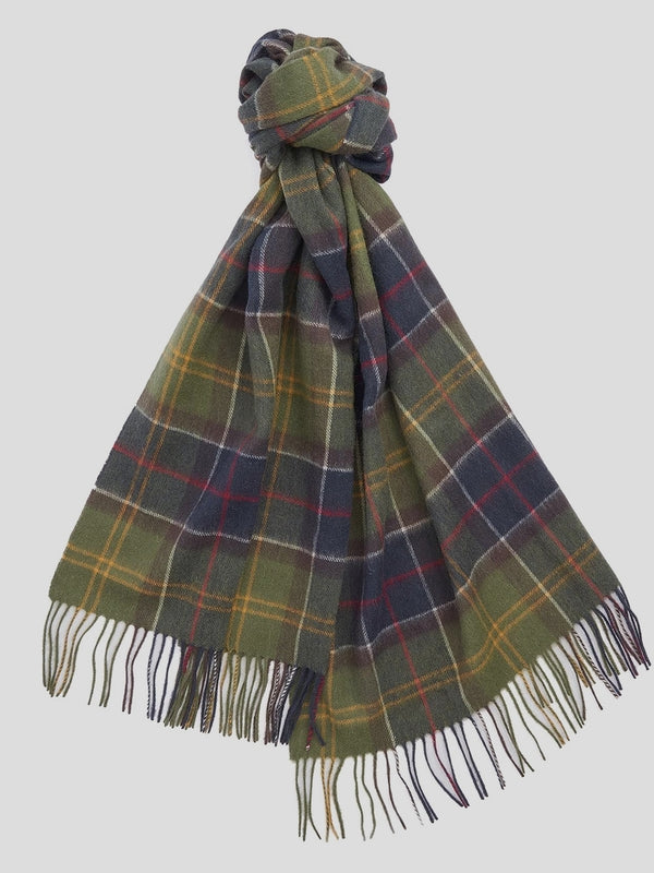 Tartan Check Wool Scarf