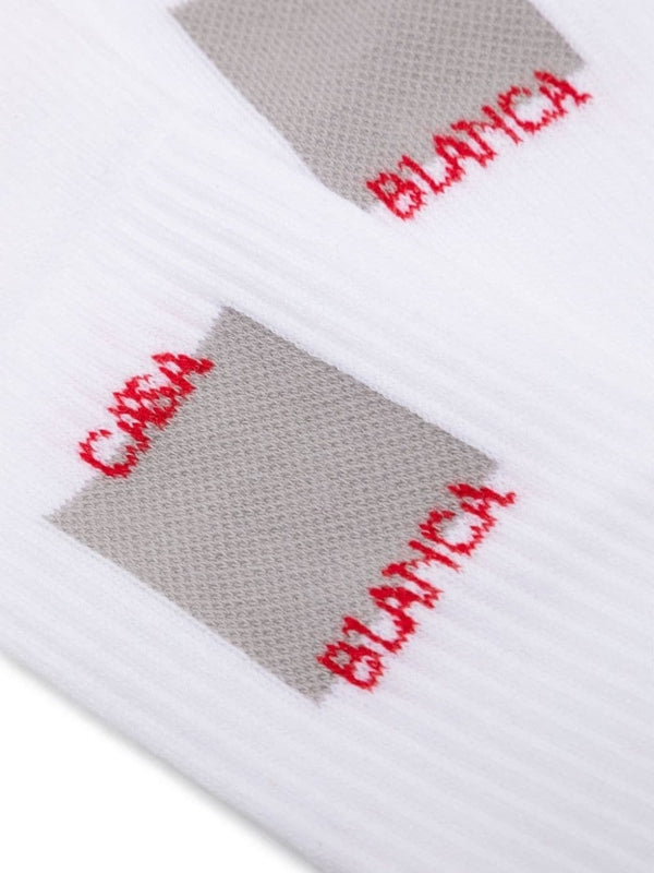 Jacquard Logo High-top Socks