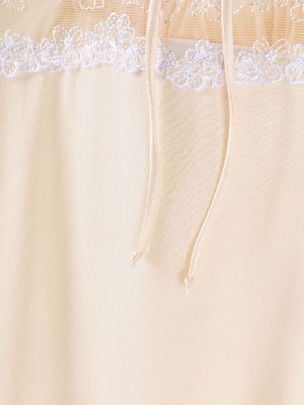 Lace Panel Slip Onepiece