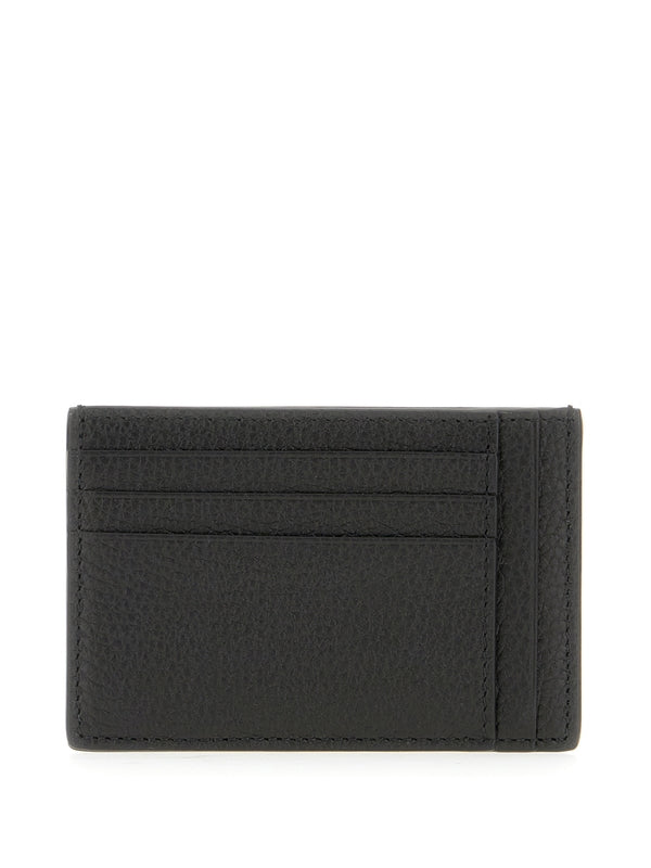 GG Grain Leather Card Wallet