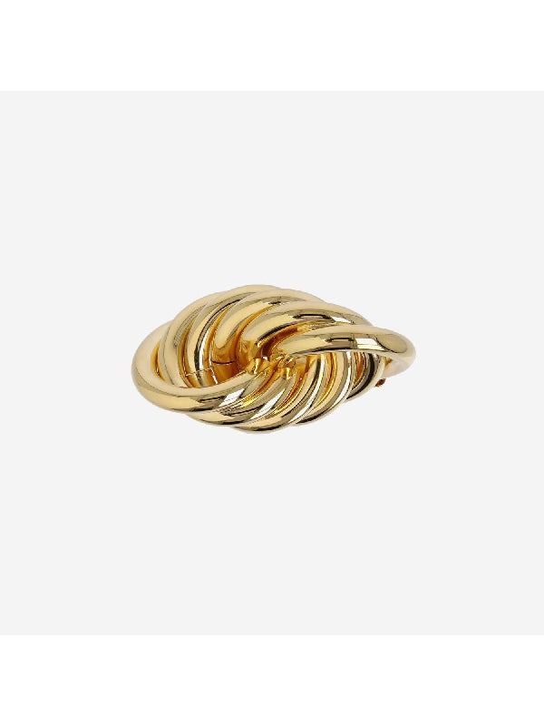 Spiral Brass Brooch Pin