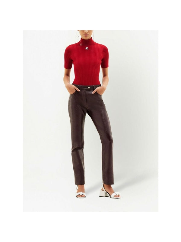 Reedition Logo Rib Short
  Sleeve Knit