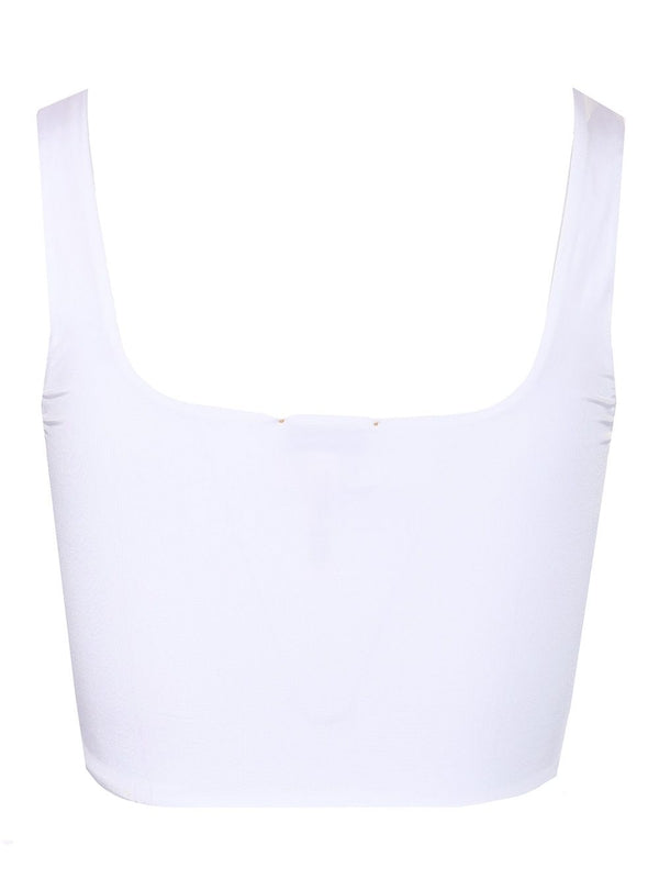 Square Neck Jersey Bra Top