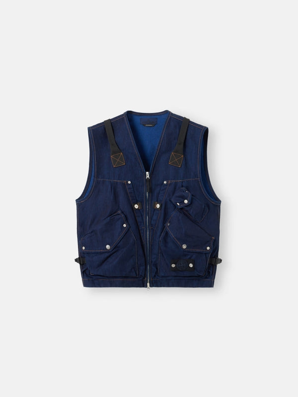 Stone Island Blue Vests