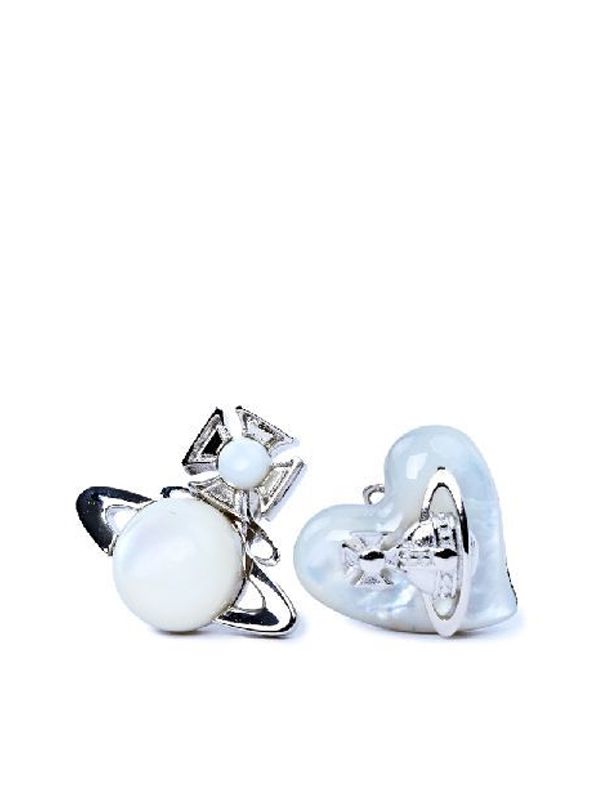 Orb Logo Heart Earrings