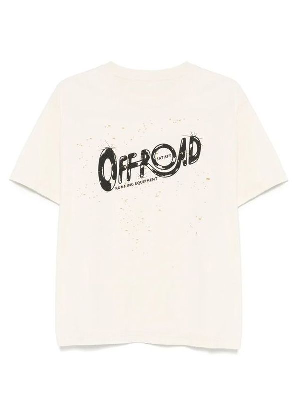 Logo Punching Detail Short Sleeve T-Shirt