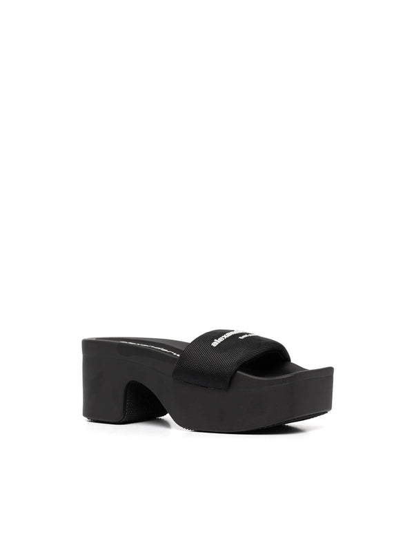 Aw Nylon Platform Sandal Heels