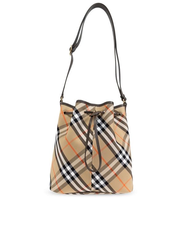 Vintage Check
  Pattern Bucket Bag