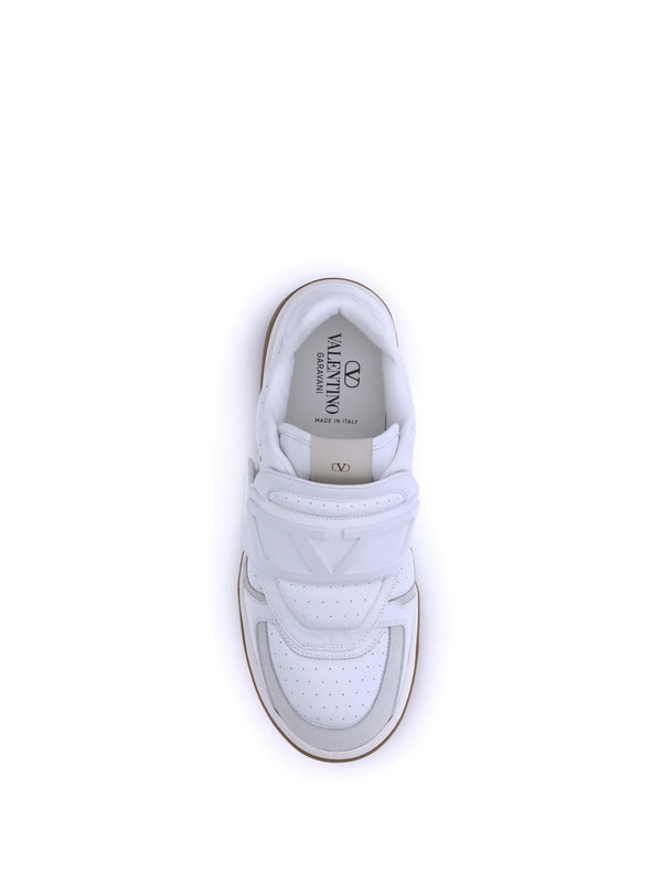 Valentino White Low Top Sneakers