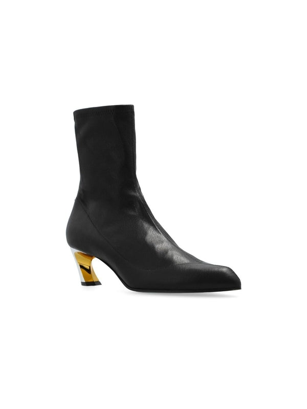 Armadillo Leather Ankle Boots