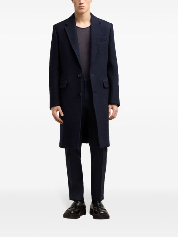 Single Breasted Wool Coat