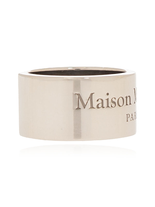 Engraving Logo Silver Ring